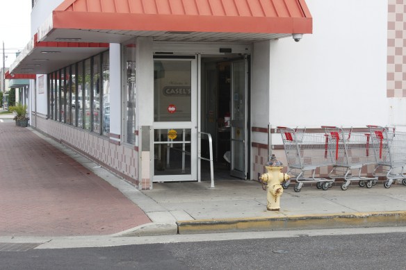 The entrance way to Casel's food store, an iconic fixture in Margate since I was a boy.