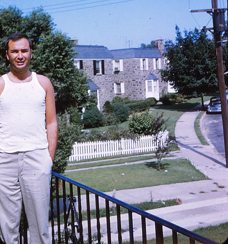 Here's dad standing in the same spot - in 1959. How similar it all looks.