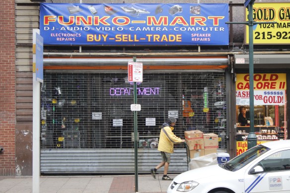 Okay - I've never been to this shop. But this store, on 11th and Market St. in Philly, is representing all the records stores I did frequent growing up in and around Philadelphia.